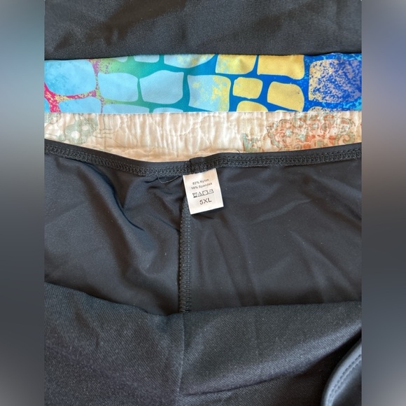 2 Piece Plus Sz 22W Tankini Swim Suit Boy Short Bottoms Alligator Print Pattern - Picture 3 of 11